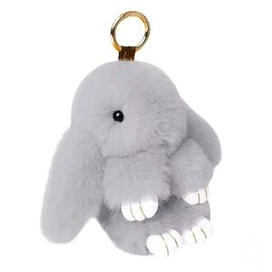 6" Super Plush Bunny Bag Charm